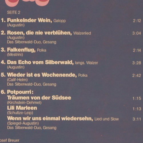 Augustin,Josef & sein Blasorchester: Neues schenkt uns jeder Tag, Telefunken(6.24364 AP), D, 1980 - LP - Y8935 - 5,00 Euro