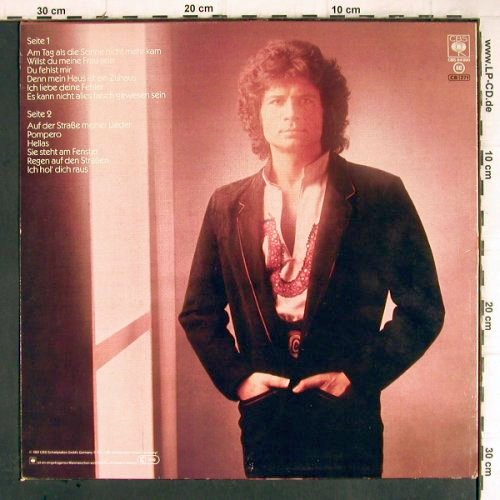 Cordalis,Costa: Auf der Straße meiner Lieder, CBS(84 890), NL, 1981 - LP - Y8957 - 5,00 Euro