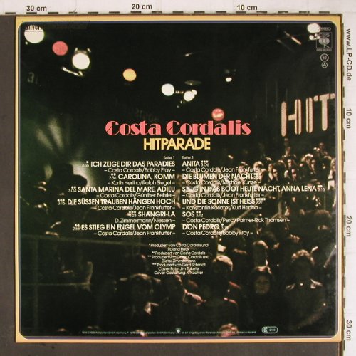 Cordalis,Costa: Hitparade-Seine 12 Großen Erfolge, CBS,Muster-Stoc(82820), NL, 1978 - LP - Y8962 - 5,00 Euro