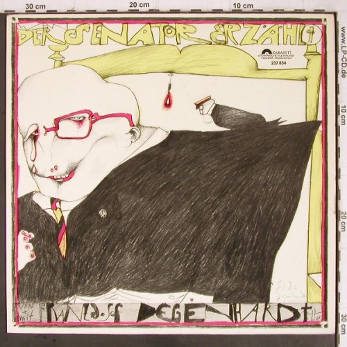 Degenhardt,Franz-Josef: Wenn der Senator erzählt, Polydor Kabarett (237 834), D, 1968 Typ: LP Best.-Nr.: Y8976 Preis: 6,00 Euro