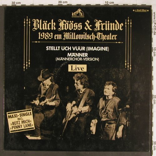 De Bläck Fööss & Fründe: Stellt Üch Vüür(Imagine)+3, Live, EMI (14 7450 6), D, 1989 Typ: 12" Best.-Nr.: Y8977 Preis: 5,00 Euro
