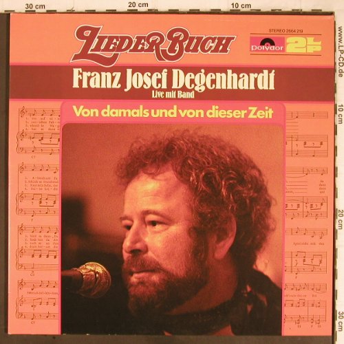 Degenhardt,Franz-Josef: Liederbuch, Foc, Polydor (2664 219), D, Ri, 1978 Typ: 2LP Best.-Nr.: Y8978 Preis: 7,50 Euro