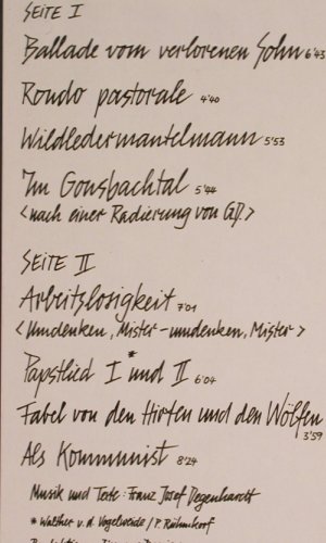 Degenhardt,Franz-Josef: Wildledermantelmann, Polydor (2459 241), D, 1977 Typ: LP Best.-Nr.: Y8980 Preis: 6,00 Euro