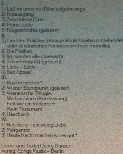 Danzer,Georg: Tournee 79, Foc, Polydor(2679 069), D, 1979 - 2LP - Y8982 - 7,50 Euro