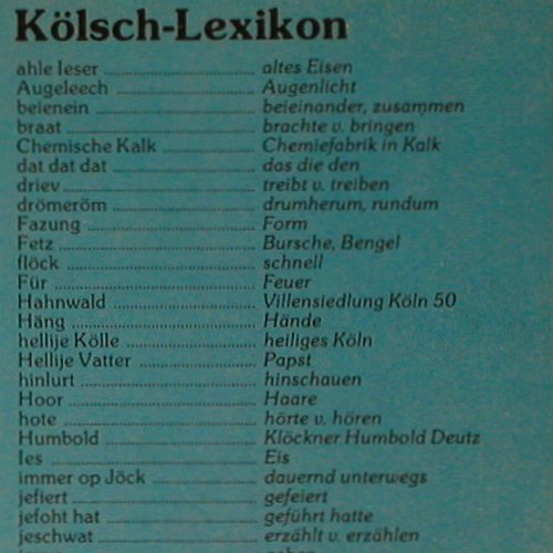 De Bläck Föss: Uns Johreszigge, Foc, EMI(066-45 763), D, 1979 - LP - Y8985 - 5,00 Euro