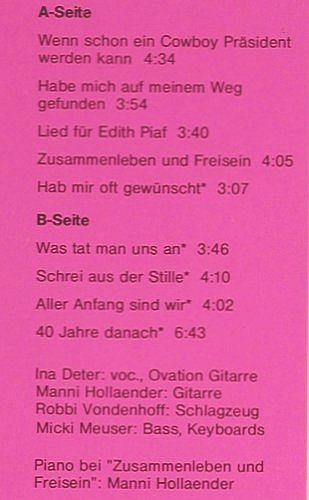 Deter Band,Ina: Aller Anfang sind wir, Fontana(812 398-1), D, 1983 - LP - Y8988 - 6,00 Euro