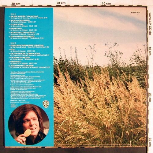 Drews,Jürgen: Zeit fr meine Songs, WB(WB 56 017), D, 1974 - LP - Y8989 - 7,50 Euro