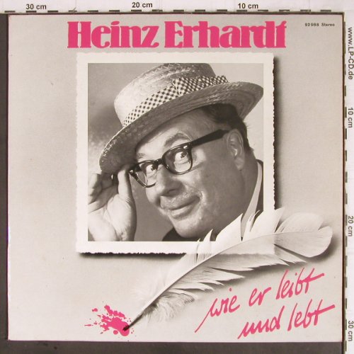 Erhardt,Heinz: Wie er leibt und lebt, Marcato (92 988), D Typ: LP Best.-Nr.: Y8999 Preis: 7,50 Euro