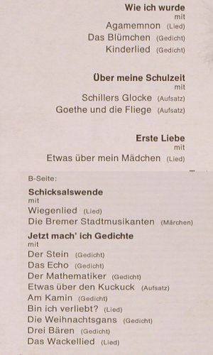 Erhardt,Heinz: Wie er leibt und lebt, Marcato (92 988), D Typ: LP Best.-Nr.: Y8999 Preis: 7,50 Euro