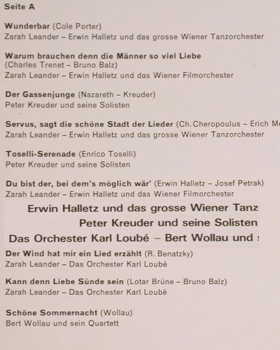 Leander,Zarah: Welterfolge mit, Club Ed., Elite (32 300-6), CH Typ: LP Best.-Nr.: Y9178 Preis: 5,00 Euro