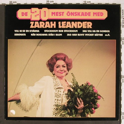 Leander,Zarah: De 20 mest önskade med, EMI (C 062-35570), S, 1978 Typ: LP Best.-Nr.: Y9185 Preis: 5,00 Euro