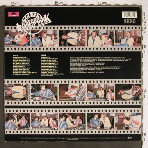 Lechtenbrink,Volker: Zurück Gelehnt, Polydor (823 667), D, 1984 Typ: LP Best.-Nr.: Y9211 Preis: 6,00 Euro