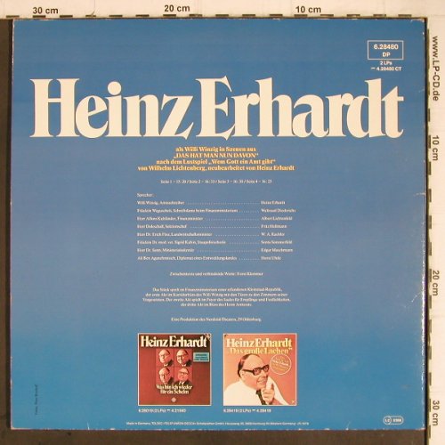 Erhardt,Heinz: Als Willy Winzig, Das Hat Man Nun.., Telefunken (6.28480 DP), D, Foc, 1979 Typ: 2LP Best.-Nr.: Y9257 Preis: 9,00 Euro