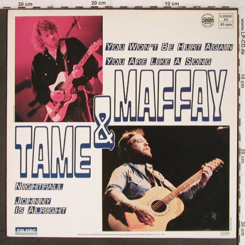 Tame & Maffay: You Won't Be Hurt Again+3, Teldec(6.26000 AG), D, 1984 - 12inch - Y9277 - 2,00 Euro