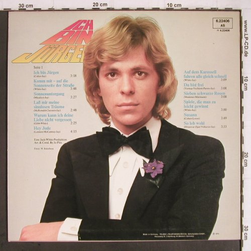Marcus,Jürgen: Ich bin Jrgen, incl. Poster, Telefunken(6.22406 AS), D, 1976 - LP - Y9280 - 6,00 Euro