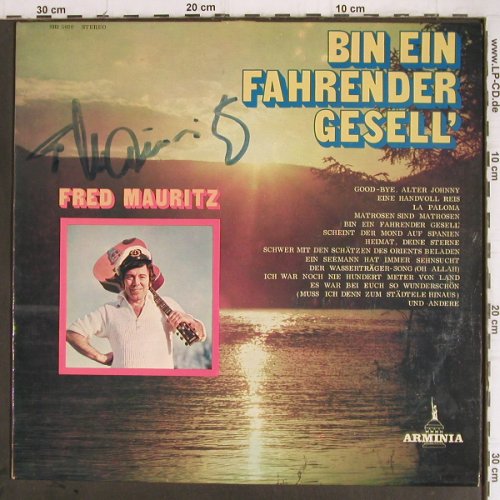 Mauritz,Fred: Bin ein fahrender Gesell', signiert, Arminia(SRI 5020), D,  - LP - Y9324 - 5,00 Euro