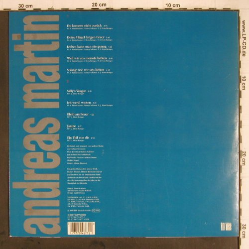 Martin,Andreas: Ein Teil von mir, EMI(066-794877 1), EEC, 1990 - LP - Y9334 - 5,00 Euro