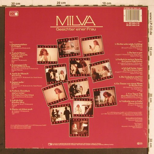 Milva: Gesichter einer Frau, Metronome(821 045-1), D,  - LP - Y9338 - 5,00 Euro