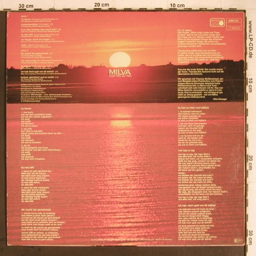 Milva: Von Tag Zu Tag, (singt Theodorakis), Metronome(34 700 5), D, 1978 - LP - Y9341 - 5,00 Euro