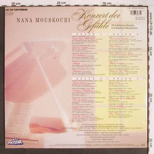 Mouskouri,Nana: Konzert der Gefühle, Polystar(836 483-1), D, 1988 - 2LP - Y9357 - 6,00 Euro
