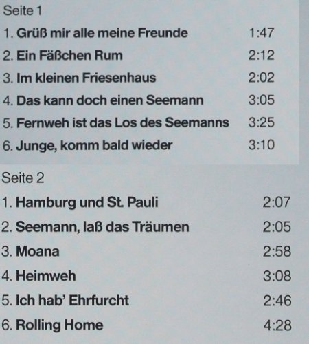 Münzner,Fiete: Auf grosser Fahrt,sign.,2*Postkarte, Teldec/Melodia(66.22536), D,  - LP - Y9367 - 6,00 Euro