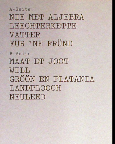 Niedecken,Wolfgang & Complizen: Schlagzeilen, Booklet, Foc, EMI(066 14 7255 1), D, 1987 - LP - Y9369 - 5,00 Euro