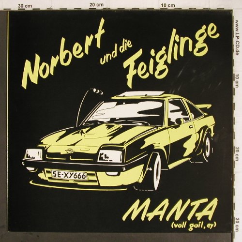 Norbert & die Feiglinge: Manta / Hallo Zoni+2, Glamour(M 90 003), D, 1990 - 12inch - Y9373 - 4,00 Euro