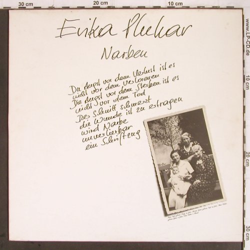 Pluhar,Erika: Narben, +Booklet, Telefunken(6.24693 AT), D, 1981 - LP - Y9391 - 7,50 Euro