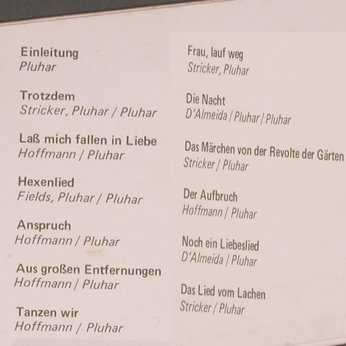 Pluhar,Erika: Narben, +Booklet, Telefunken(6.24693 AT), D, 1981 - LP - Y9391 - 7,50 Euro