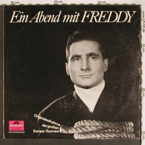 Quinn,Freddy: Ein Abend mit, Mono, m-/vg-, Polydor Club-Ed.(E 801), D, 1965 - LP - Y9395 - 6,00 Euro