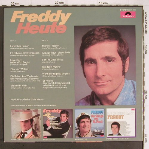 Quinn,Freddy: Freddy Heute, Polydor(2371 192), D, 1971 - LP - Y9396 - 6,00 Euro