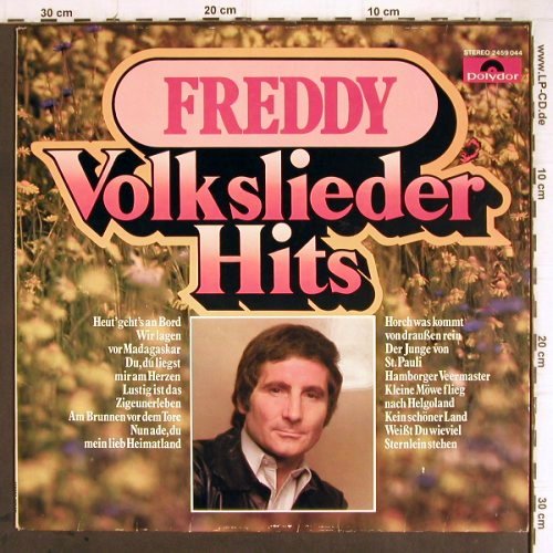 Quinn,Freddy: Volkslieder Hits, woc, Polydor(2459044), D, 1971 - LP - Y9399 - 5,00 Euro