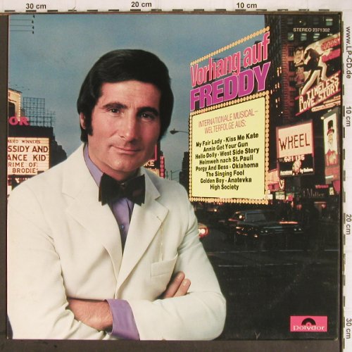 Quinn,Freddy: Vorhang auf Freddy, Polydor(2371 302), D, 1972 - LP - Y9400 - 7,50 Euro