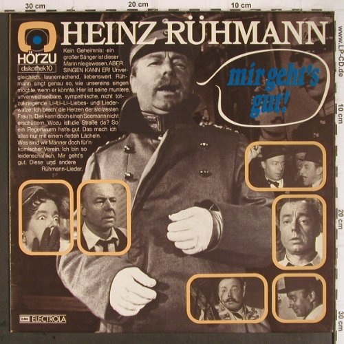 Rühmann,Heinz: Mir Geht's Gut, HörZu Emi(HZEL 714 M), D, 1973 - LP - Y9406 - 5,00 Euro