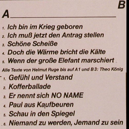 Ruge,Helmut / Dick Städtler: Notausgnge, Plne(88 393), D, 1985 - LP - Y9419 - 3,00 Euro