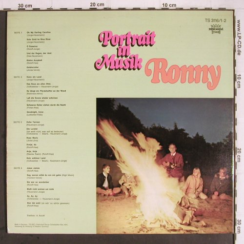 Ronny: Portrait In Musik, Foc, Telefunken (rot)(TS 3116/1-2), D, 1970 - 2LP - Y9421 - 6,00 Euro
