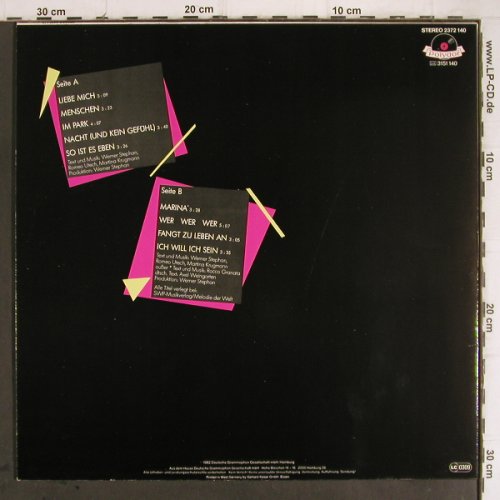 Romeo: Nacht (und kein Gefühl), Polydor(2372 140), D, 1982 - LP - Y9422 - 3,00 Euro