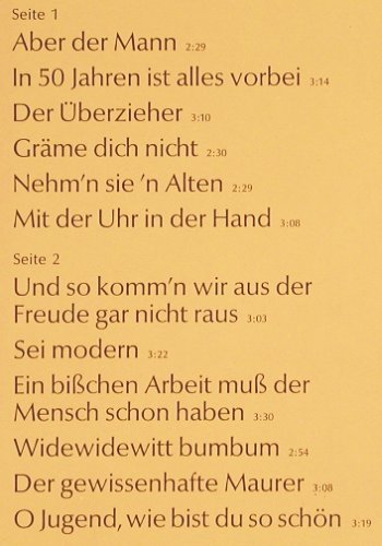 Reutter,Otto: In 50 Jahren ist alles vorbei, Foc, Polydor(2652 042), D,Ri(1956),  - 2LP - Y9426 - 7,50 Euro