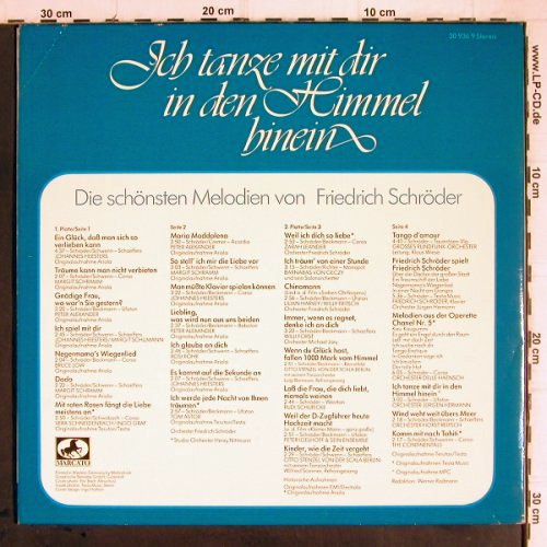 Schröder,Friedrich -V.A.: Ich tanze mit dir i.d.Himmel hinein, Marcato (30 936 9), D, Foc, 1980 Typ: 2LP Best.-Nr.: Y9438 Preis: 7,50 Euro