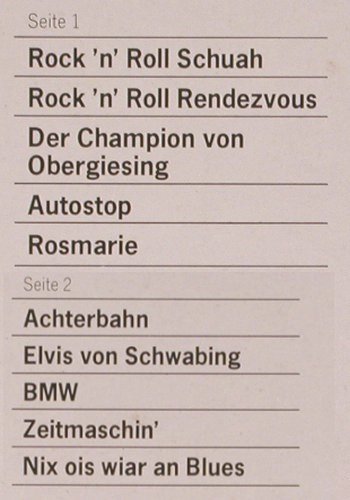 Spider Murphy Gang: Rock'n'Roll Schuah, EMI (064-45 997), D, 1980 Typ: LP Best.-Nr.: Y9455 Preis: 6,00 Euro