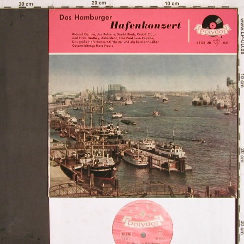 V.A.Das Hamburger Hafenkonzert: Germer,Pankoken...,ltg. Hans Freese, Polydor, co(45 131 LPHE), D (Folge1), 1958 - 10inch - Y9468 - 9,00 Euro
