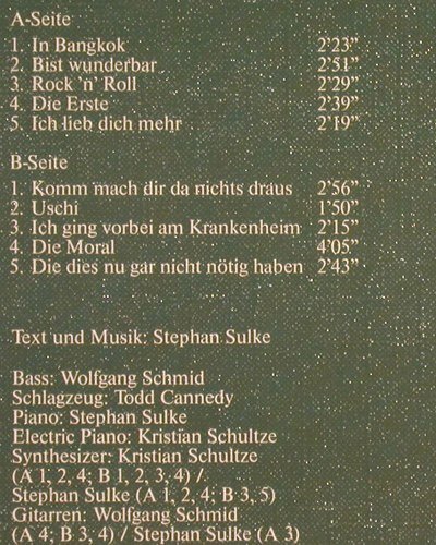 Sulke,Stephan: 6, Club-Ed., Intercord (32 0820), D, 1981 Typ: LP Best.-Nr.: Y9481 Preis: 5,00 Euro