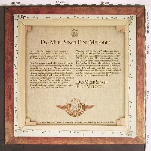 V.A.Das Meer singt eine Melodie: Die schön.Seemannsl.u.Hafensongs, Lotar Olias Coll.(Esplanade 1005), D, Foc,  - 2LP - Y9500 - 9,00 Euro