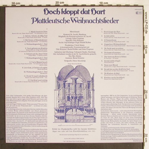 V.A.Hoch kloppt dat Hart: Plattdeutsche Weihnachtslider, Maske Musik(MMG 64 00 33), D, 1986 - LP - Y9534 - 7,50 Euro