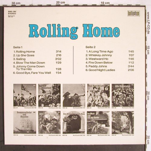 Rolling Home: Same 12 Tr., Bellaphon(BWS 384), D, 1973 - LP - Y9563 - 5,00 Euro