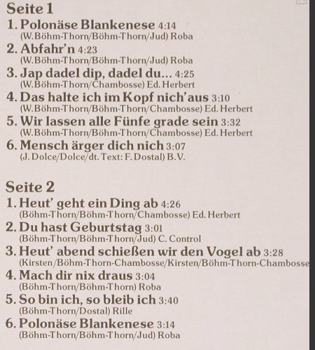Wendehals,Gottlieb: Hier fliegen gleich d.Löcher a.d.Kä, Teldec(6.25000 AP), D, 1982 - LP - Y9567 - 4,00 Euro