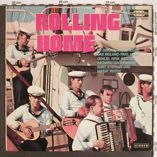 V.A.Rolling Home: Roland Trio, Gualdi, Nina Westen..., Main Rec. (MR LP 75015), D, Mono Typ: LP Best.-Nr.: Y9570 Preis: 7,50 Euro