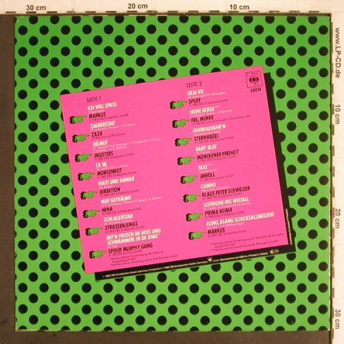 V.A.Schritt für Schritt: Marcus, Zaza.. Morgenrot, Nena..., CBS (24014), NL, 16Tr., 1982 Typ: LP Best.-Nr.: Y9577 Preis: 5,00 Euro