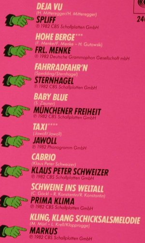 V.A.Schritt für Schritt: Marcus, Zaza.. Morgenrot, Nena..., CBS (24014), NL, 16Tr., 1982 Typ: LP Best.-Nr.: Y9577 Preis: 5,00 Euro
