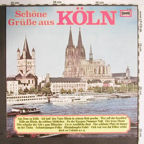 V.A.Schöne Grüsse aus Köln: Jupp Schmitz, L.Sebus..Rheinlandsän, Europa (E 1022), D, 1974 Typ: LP Best.-Nr.: Y9578 Preis: 7,50 Euro